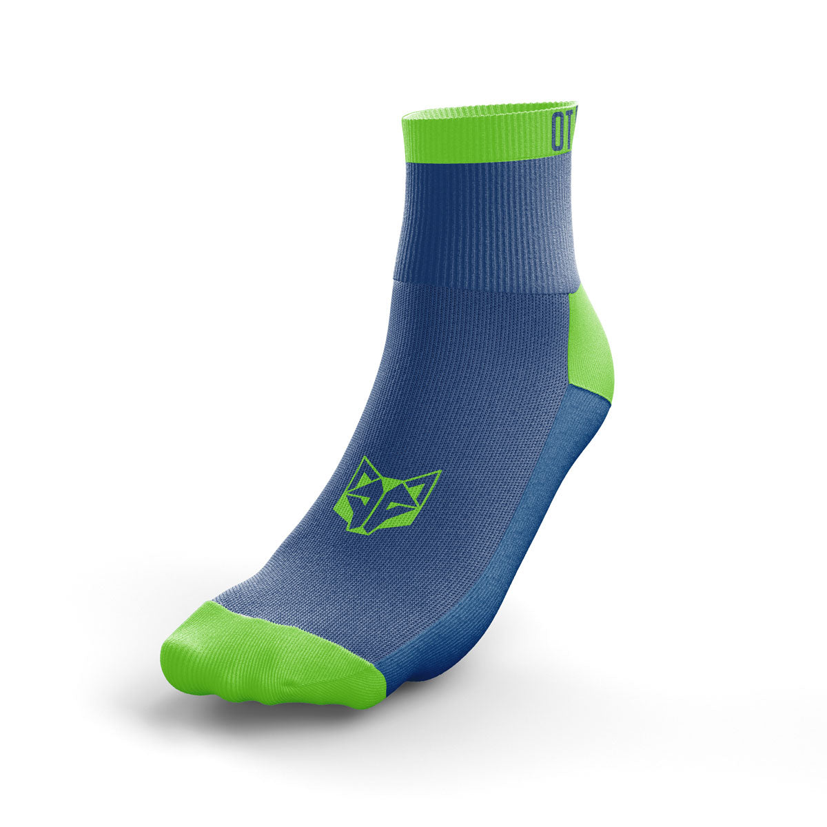 Multisport Low Cut Socks - Electric Blue & Fluo Green