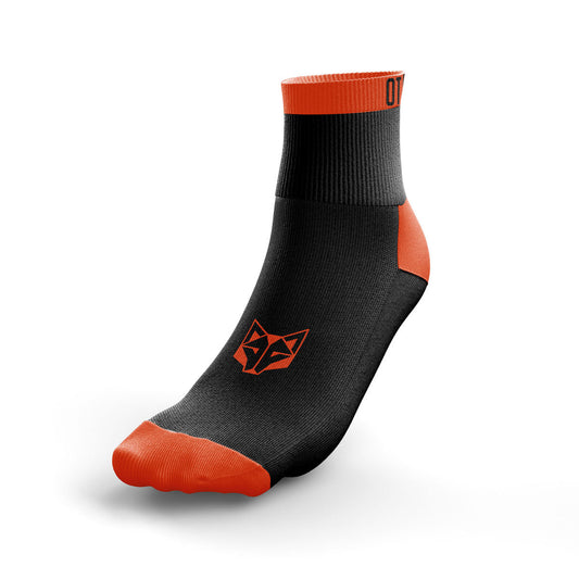Multisport Low Cut Socks - Black & Fluo Orange
