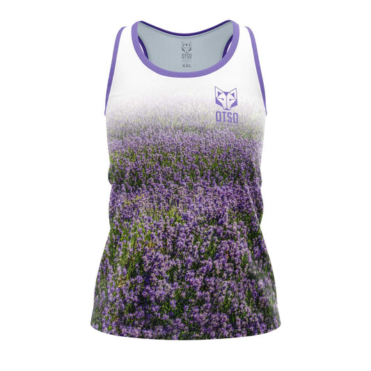Women's sleeveless t-shirt - Lavande