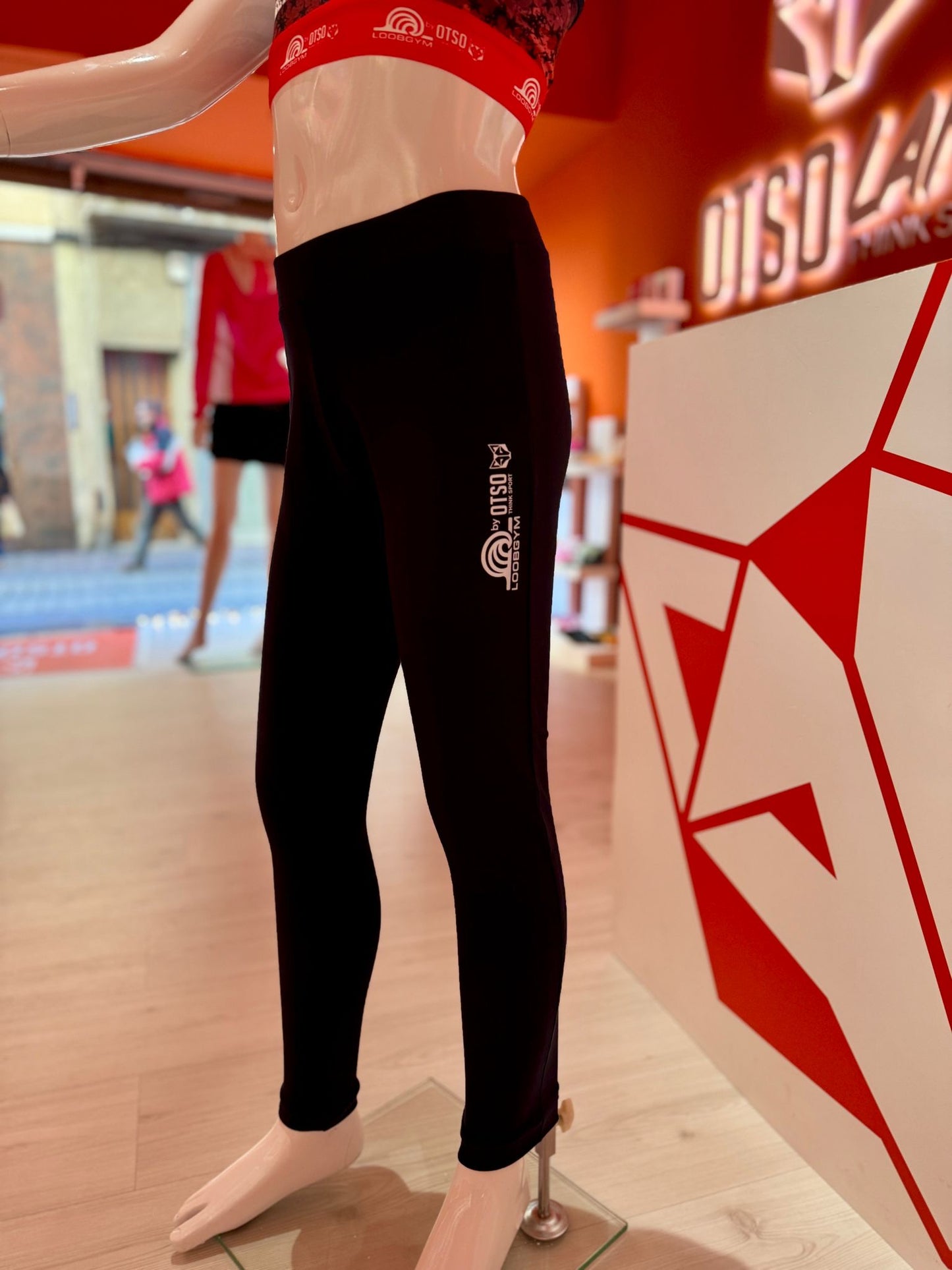 LIVE GYMNASTICS black cotton leggings