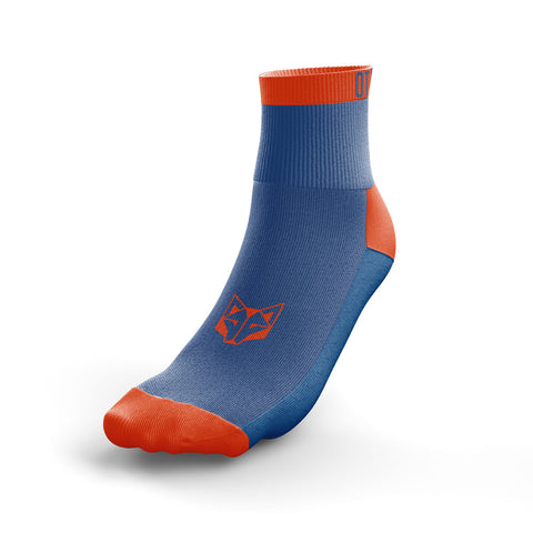 Multisport Low Cut Socks - Black & Fluo Orange