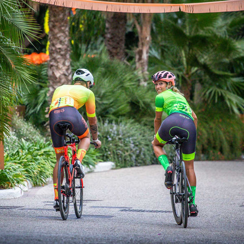 High Cut Cycling Socks - Fluo Green
