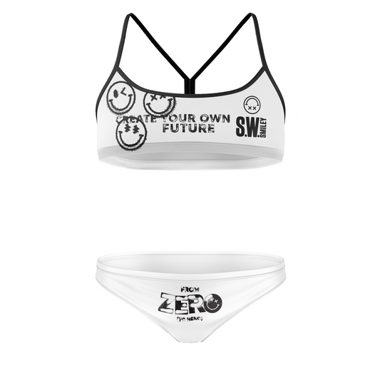 Bikini - Smiley Airbrushed Infinity