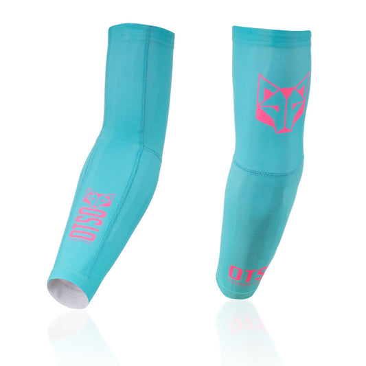 Armbands - Light Blue & Fluo Pink