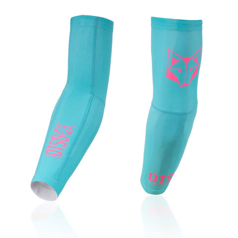 Manguitos UltraLight - Light Blue & Fluo Pink
