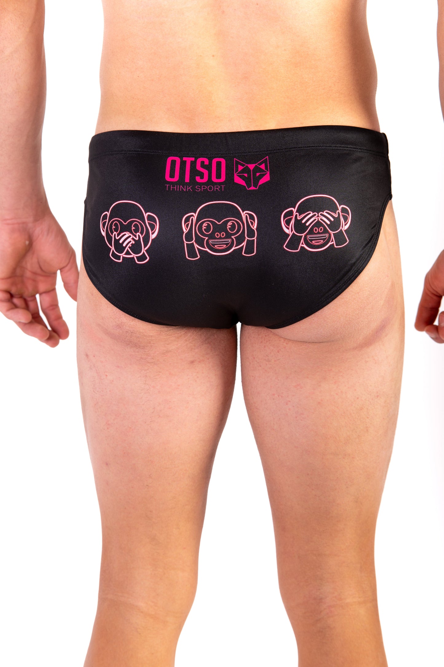 Bañador slip hombre - Emoji Monkey Neon