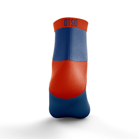 Multisport Low Cut Socks - Black & Fluo Orange