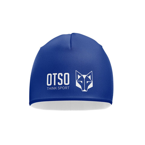 Beanie - Electric Blue & White