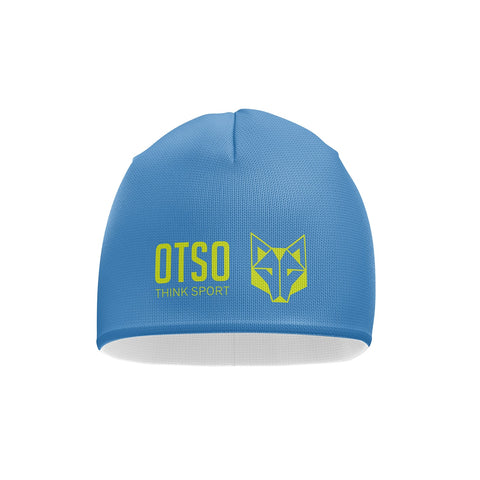 Beanie - Light Blue & Fluo Yellow