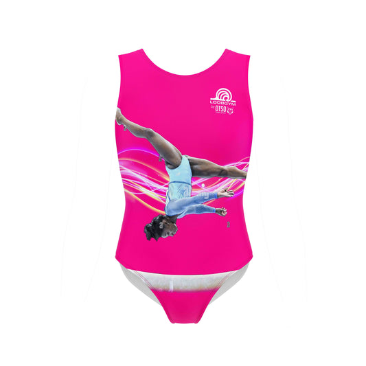 BILES BEAM PINK Gymnastics Leotard