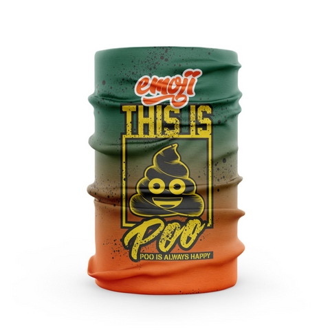 Protector de cuello - Emoji Be Like Poo