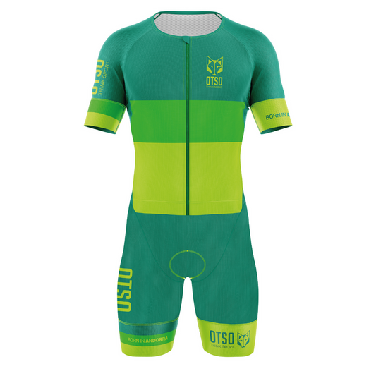 Men's triathlon suit - Fluo Yellow & Fluo Green