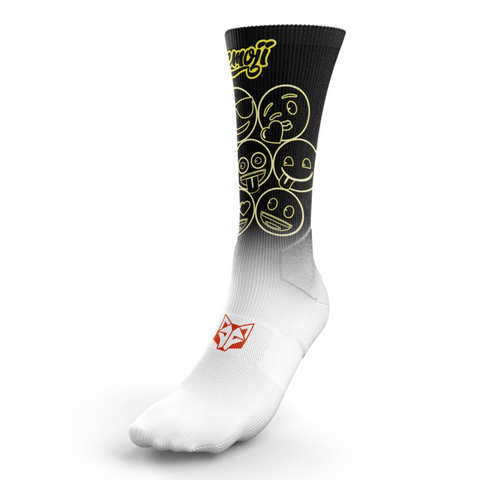 Calcetines Sublimados - Emoji Neon Faces