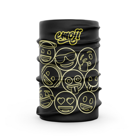 Protector de cuello - Emoji Neon Faces