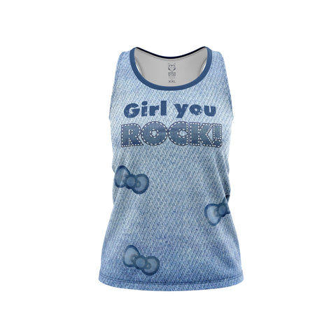 Girls and women's sleeveless t-shirt - Hello Kitty Sparkle