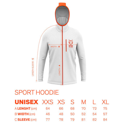 Unisex sport hoodie - Black & Gray