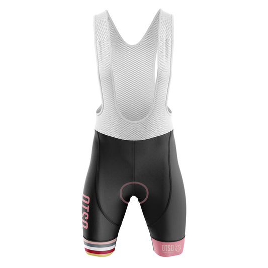 Culotte de ciclismo hombre - Stripes Coral Pink (OUTLET)