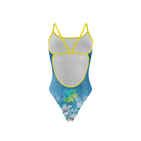 Women's swimsuit - Swim Bike Run Flower