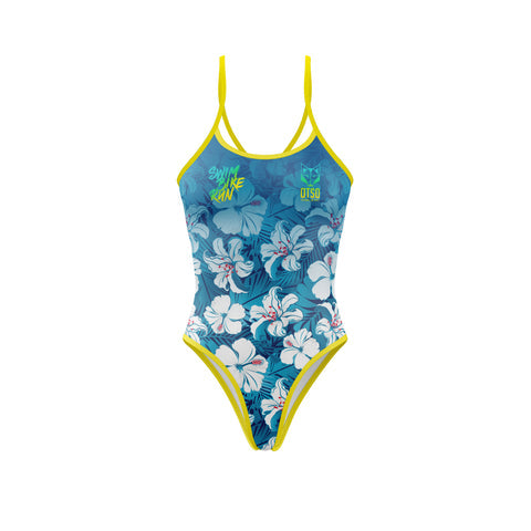 Women's swimsuit - Swim Bike Run Flower