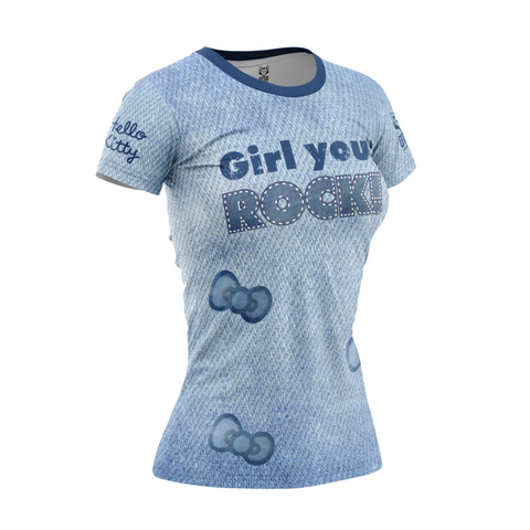 Short sleeve t-shirt for girls and women - Hello Kitty Cheerleading