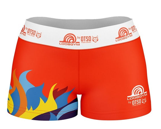 Short BE A LION (shiny lycra) - OUTLET