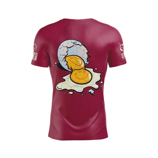 Camiseta manga corta hombre - Smiley Concrete Canvas Egg