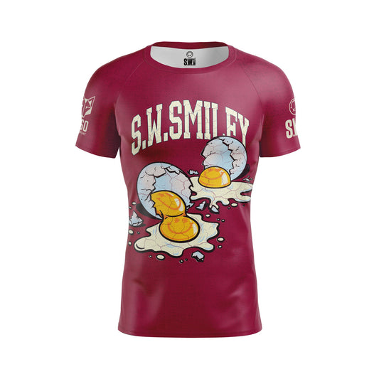 Camiseta manga corta hombre - Smiley Concrete Canvas Egg