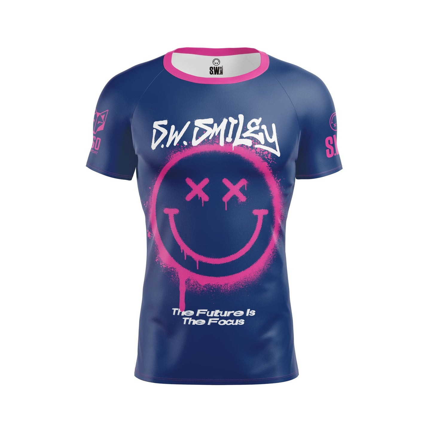 Camiseta manga corta hombre - Smiley Graffiti