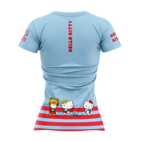 Short sleeve t-shirt for girls and women - Hello Kitty Stripes