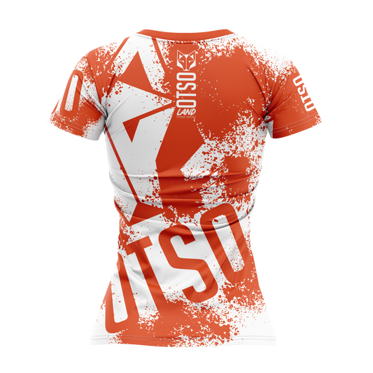 Women's short-sleeved T-shirt - OTSO LAND Orange
