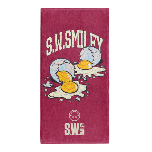 Toalla de microfibra - Smiley Concrete Canvas Eggs