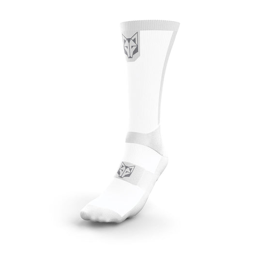 UltraLight Socks - Pure White & Silver Gray