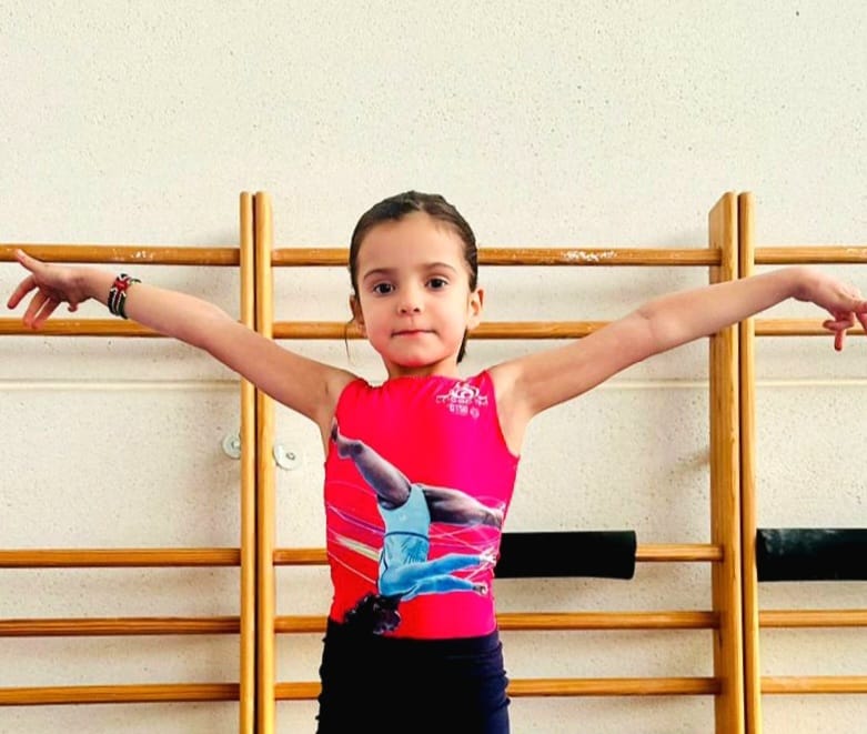 Maillot Gimnasia BILES BEAM PINK