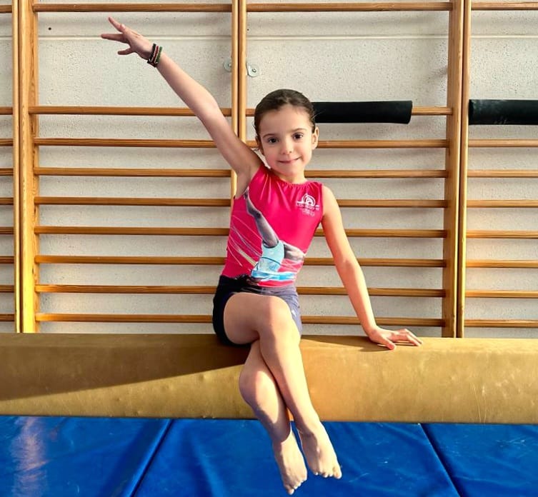 Maillot Gimnasia BILES BEAM PINK