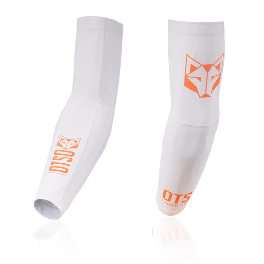 Sleeves - White & Fluo Orange
