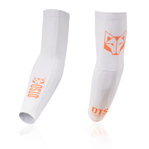 Manguitos UltraLight - White & Fluo Orange
