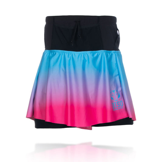 Women's skirt - Light Blue & Fluo Pink