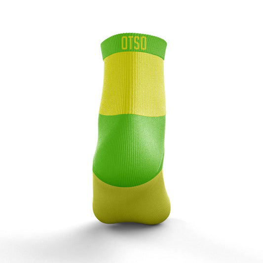 Multisport Low Cut Socks - Black & Fluo Orange