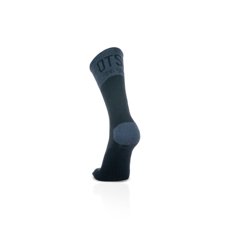 High Cut Merino Wool Socks - Blue Storm