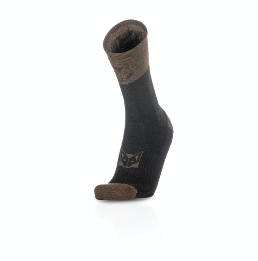High Cut Merino Wool Socks - Brown Trunk