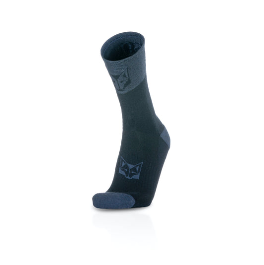 High Cut Merino Wool Socks - Blue Storm
