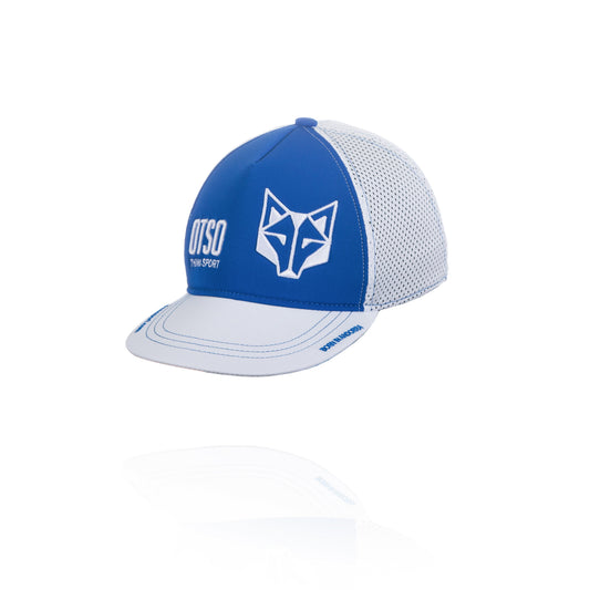 Snapback cap - Electric Blue & White