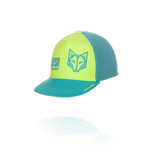 Snapback cap - Yellow & Light Blue