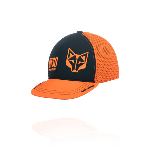 Snapback cap - Black & Fluo Orange