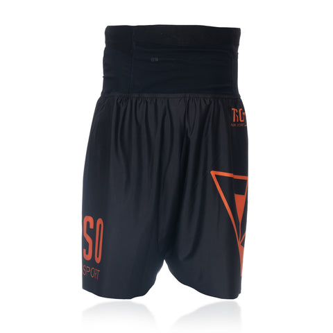 Shorts - Black & Orange
