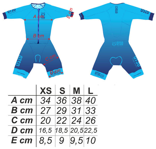 Women's triathlon suit - Fluo Pink & Light Blue (Outlet)