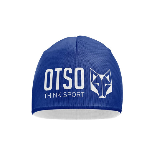 Beanie - Electric Blue & White