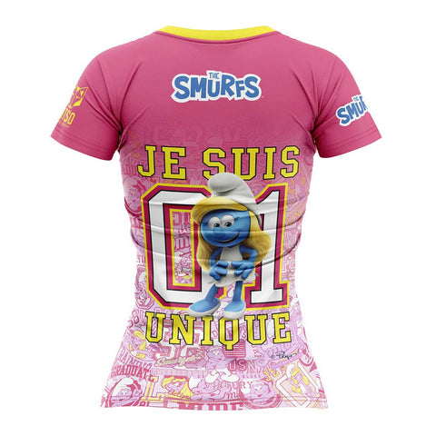 Women's short sleeve t-shirt - Smurfs Hugs