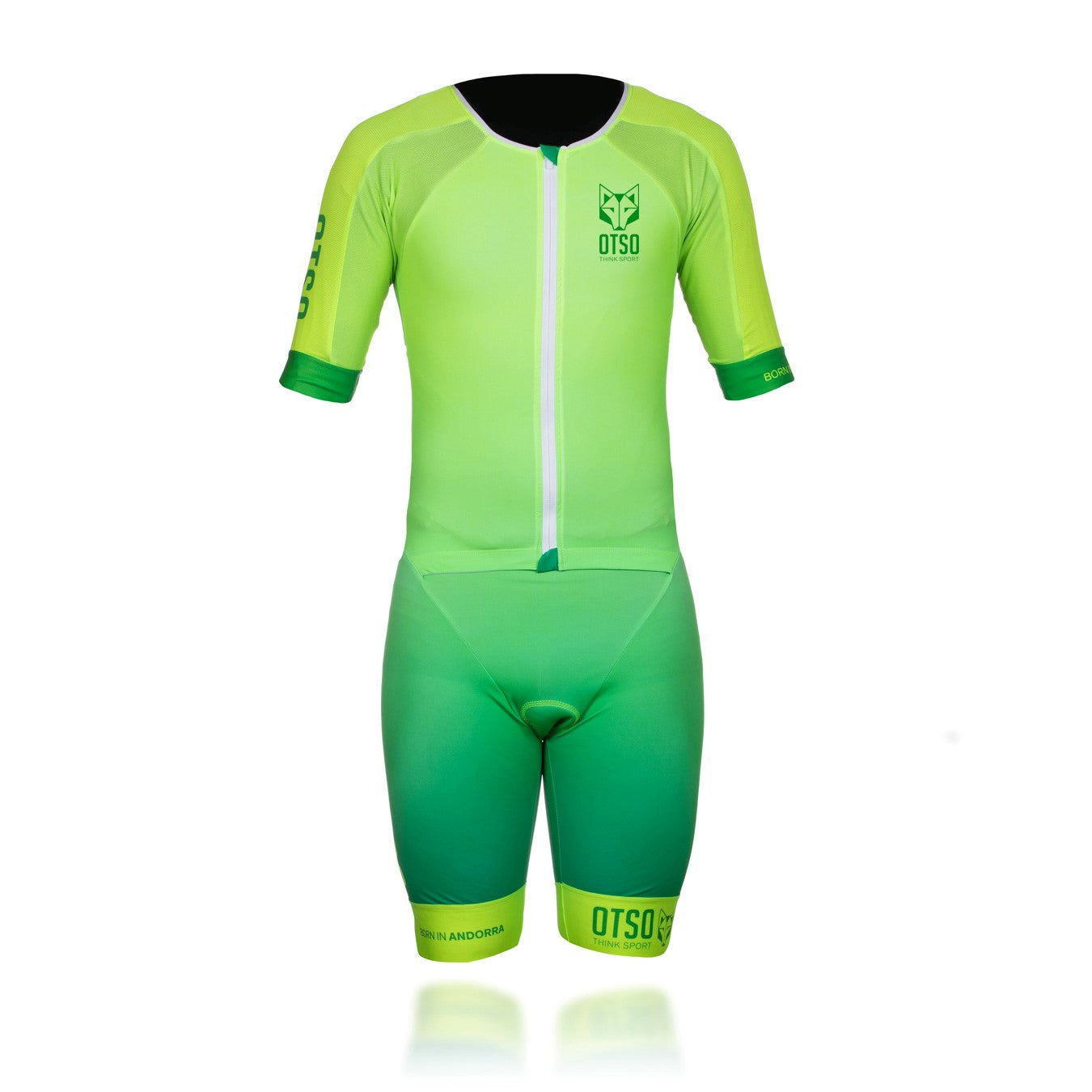 Men's triathlon suit - Fluo Yellow &amp; Fluo Green (Outlet)