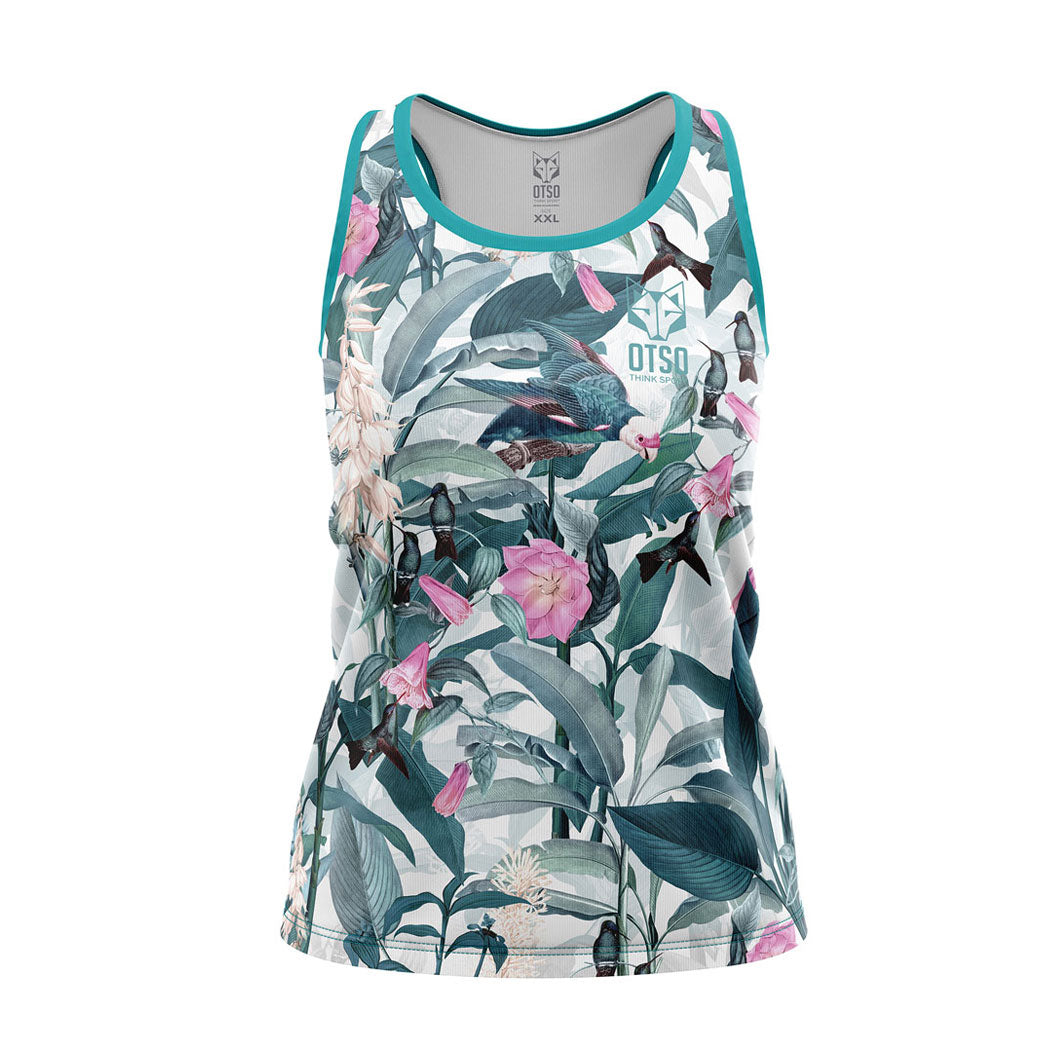 Women's sleeveless t-shirt - Garden